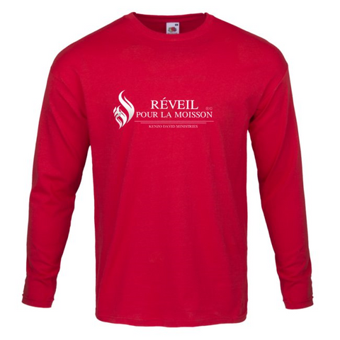 Tee-shirts à manches longues homme ​avec logo Réveil pour la moisson