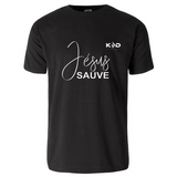 Tee-shirt à manches courtes avec logo KD Ministries - Jésus Sauve